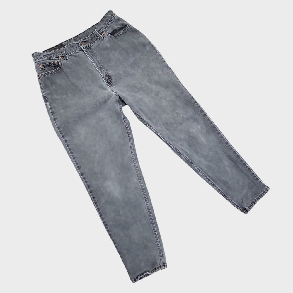 Levis 512 Jeans  Womens 33 x 29 Gray Distressed Casual Retro Edgy Streetwear